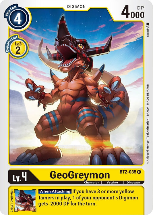 Image for GeoGreymon - Digimon Card Game