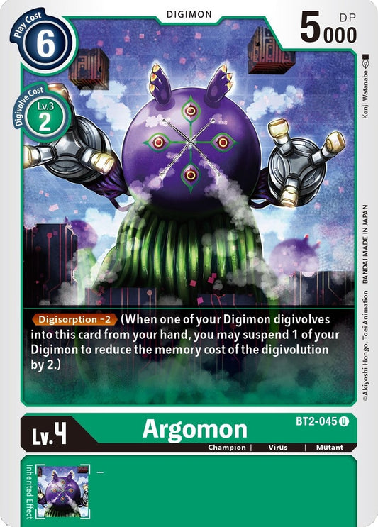 Image for Argomon - BT2-045 - Digimon Card Game