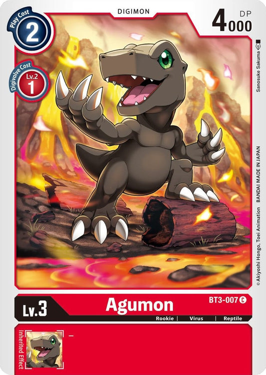Image for Agumon - BT3-007 - Digimon Card Game