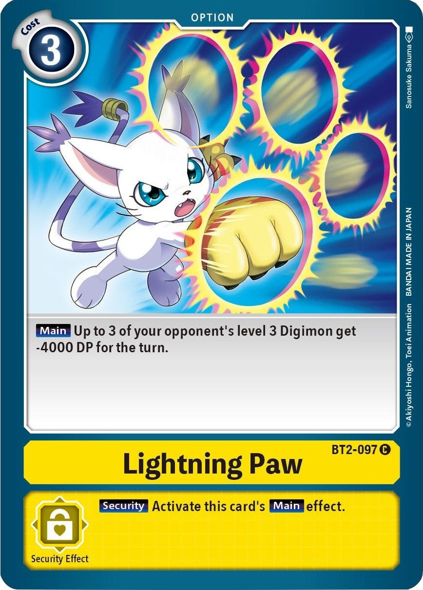 Image for Lightning Paw - Digimon Card Game
