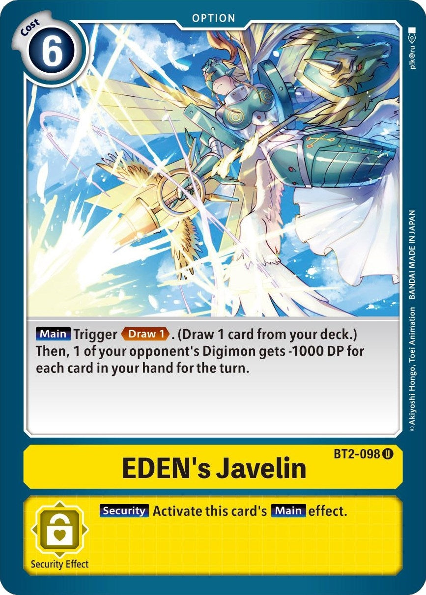 Image for EDEN's Javelin - Digimon Card Game