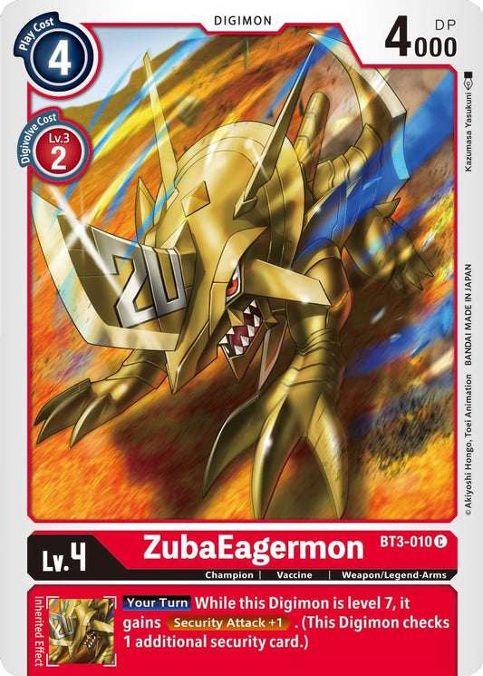 Image for ZubaEagermon - Digimon Card Game