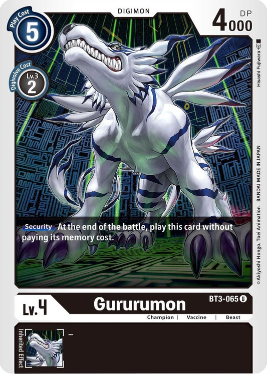 Image for Gururumon - Digimon Card Game