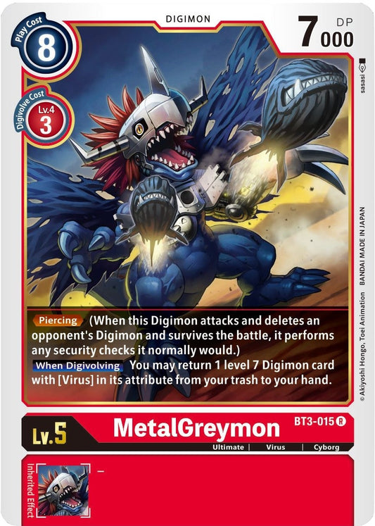 Image for MetalGreymon - BT3-015 - Digimon Card Game