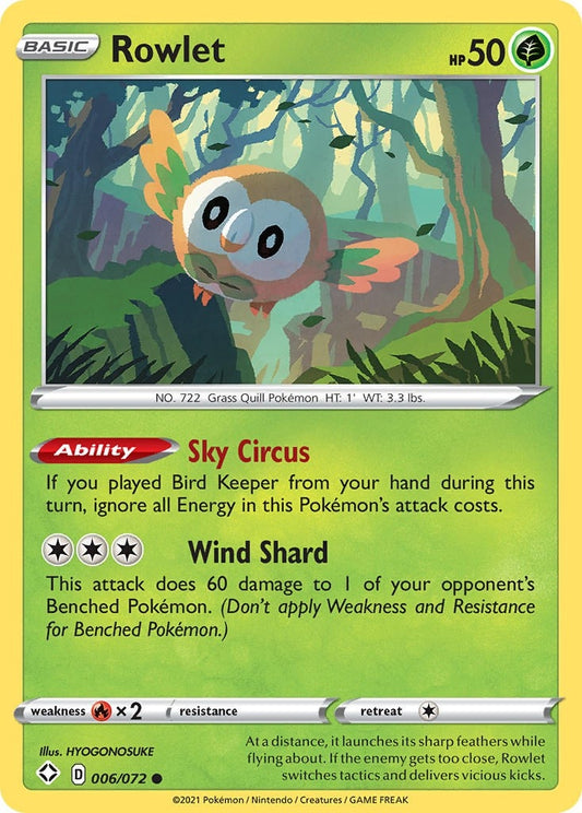 Image for Rowlet - Pokemon