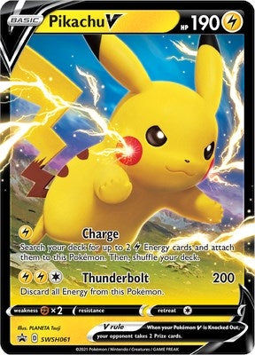 Image for Pikachu V - SWSH061 - Pokemon