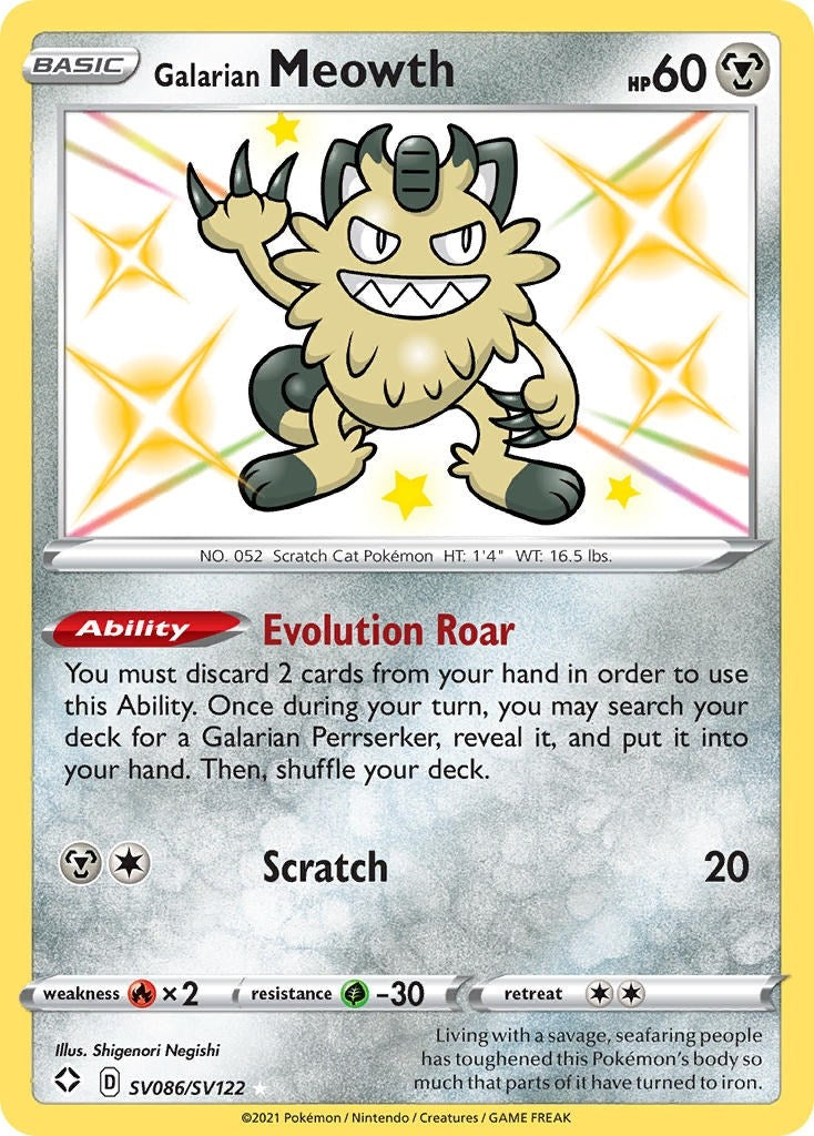 Image for Galarian Meowth - Pokemon