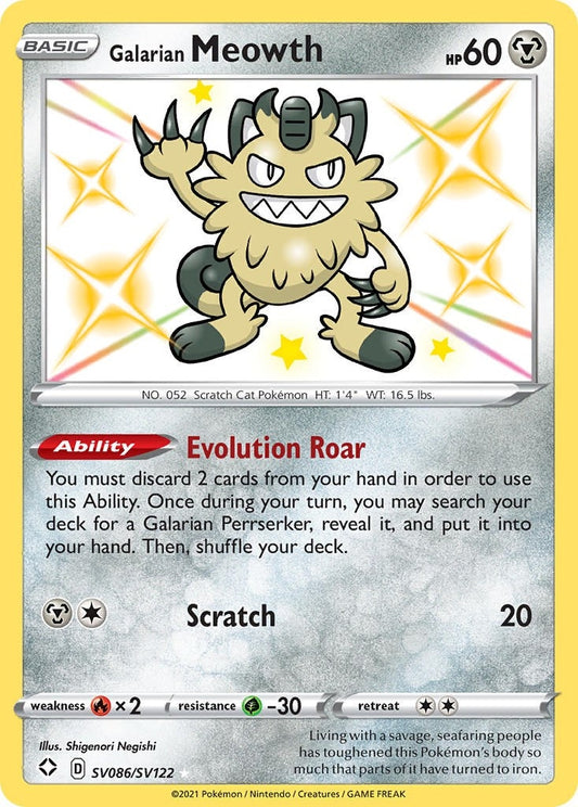Image for Galarian Meowth - Pokemon