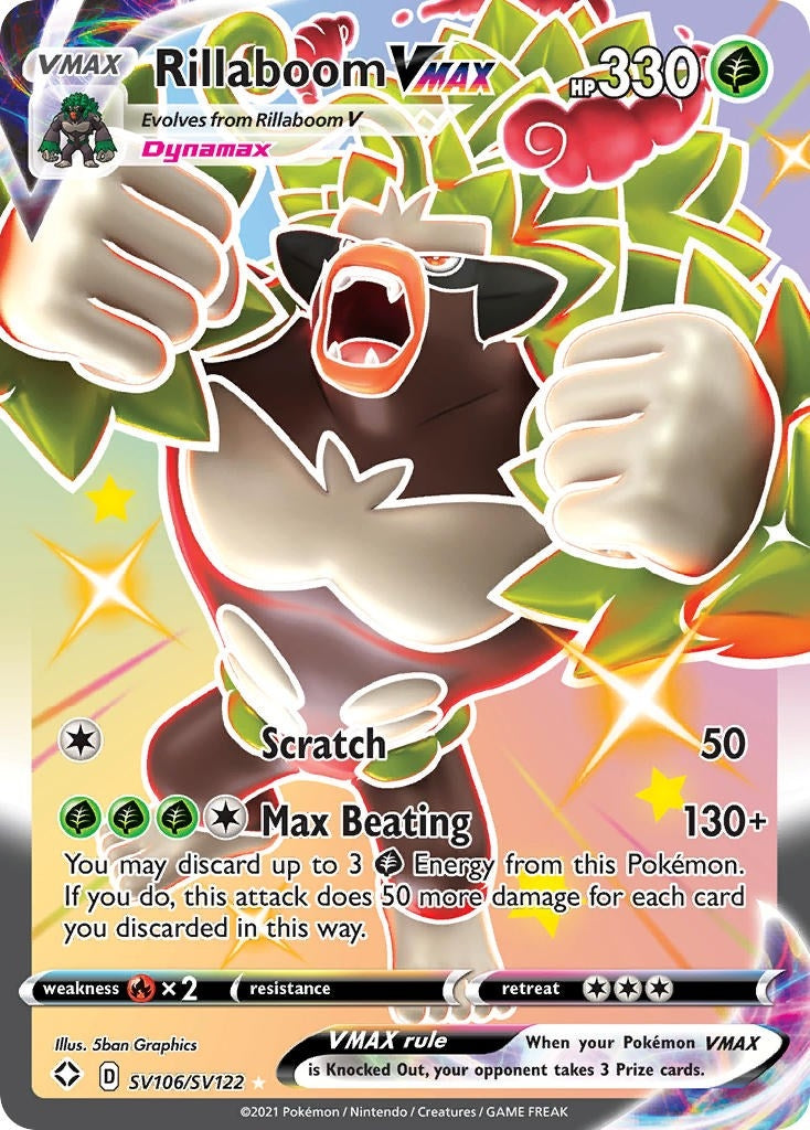 Image for Rillaboom VMAX - Pokemon