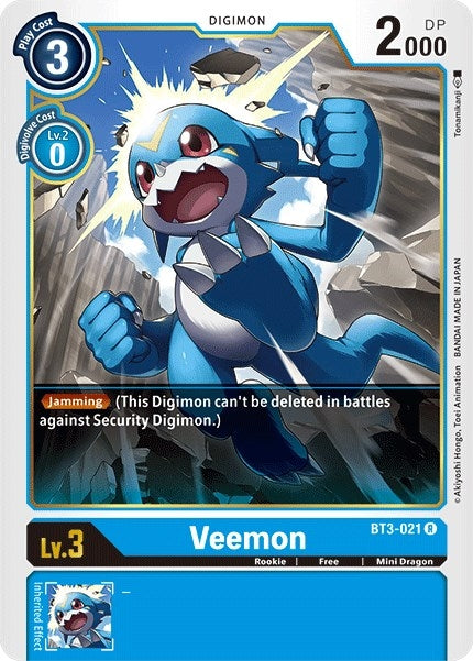 Image for Veemon - BT3-021 - Digimon Card Game