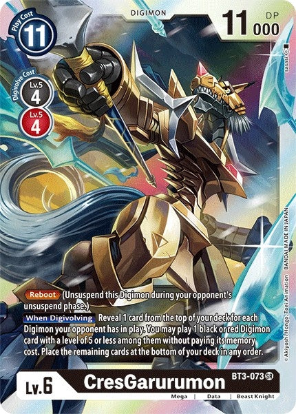 Image for CresGarurumon - Digimon Card Game