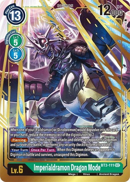 Image for Imperialdramon Dragon Mode (Secret Rare) - Digimon Card Game
