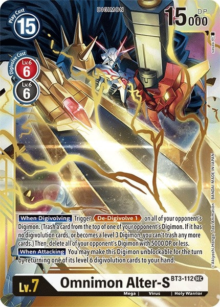 Image for Omnimon Alter-S (Secret Rare) - Digimon Card Game