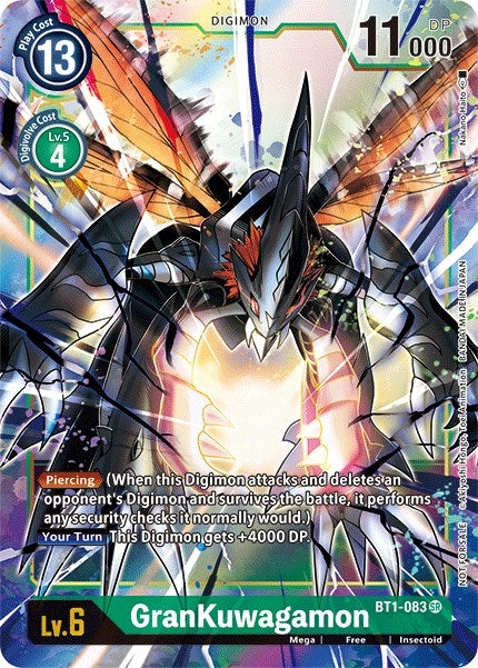 Image for GranKuwagamon - BT1-083 (Dash Pack Ver. 1.5) - Digimon Card Game