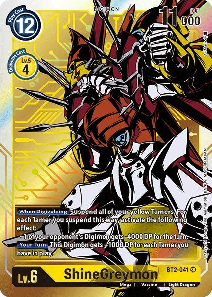 Image for ShineGreymon (Alternate Art) - Digimon Card Game