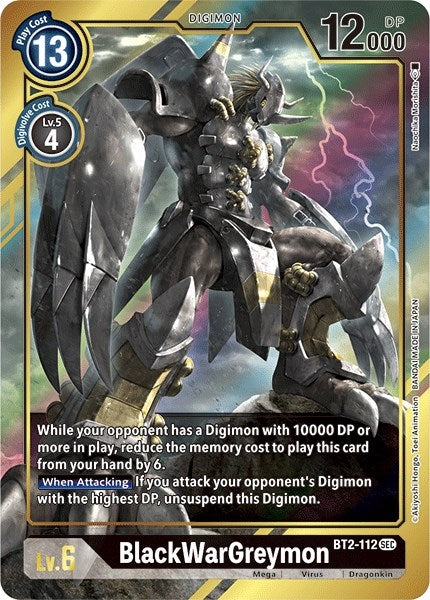 Image for BlackWarGreymon (Alternate Art) - Digimon Card Game