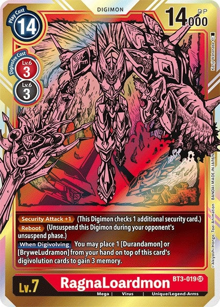 Image for RagnaLoardmon (Alternate Art) - Digimon Card Game