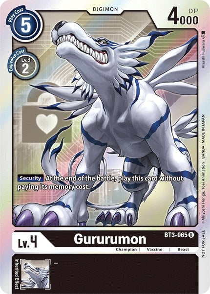 Image for Gururumon (Box Topper) - Digimon Card Game