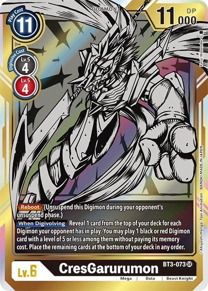 Image for CresGarurumon (Alternate Art) - Digimon Card Game