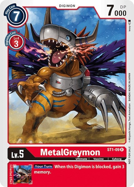 Image for MetalGreymon - ST1-09 (Tamer Battle Pack 1) - Digimon Card Game