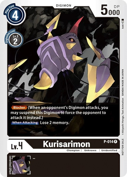 Image for Kurisarimon - P-014 - Digimon Card Game