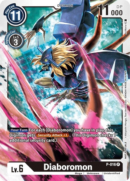 Image for Diaboromon - P-016 - Digimon Card Game