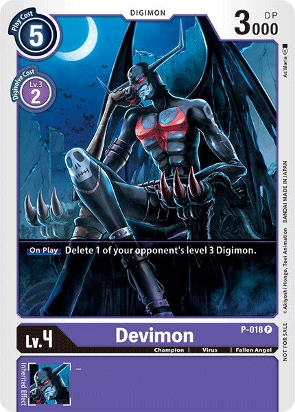 Image for Devimon - P-018 - Digimon Card Game