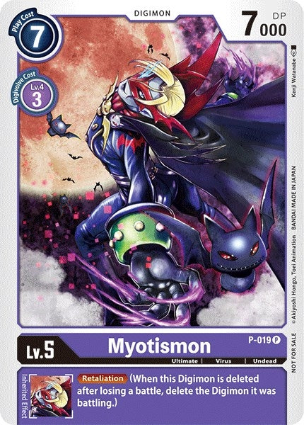 Image for Myotismon - P-019 - Digimon Card Game