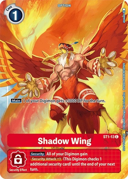 Image for Shadow Wing - ST1-13 (Tamer's Evolution Box) - Digimon Card Game