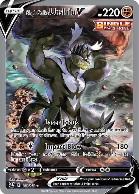 Image for Single Strike Urshifu V (Alternate Full Art) - Pokemon