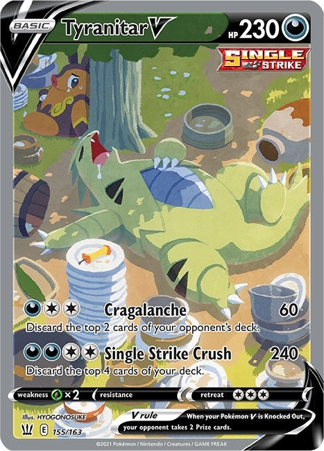 Image for Tyranitar V (Alternate Full Art) - Pokemon