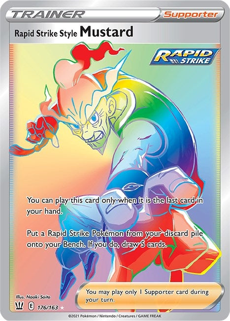 Image for Rapid Strike Style Mustard (Secret) - Pokemon