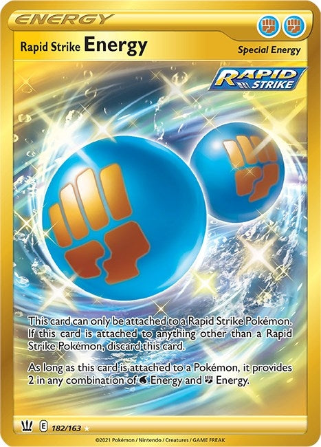 Image for Rapid Strike Energy (Secret) - Pokemon