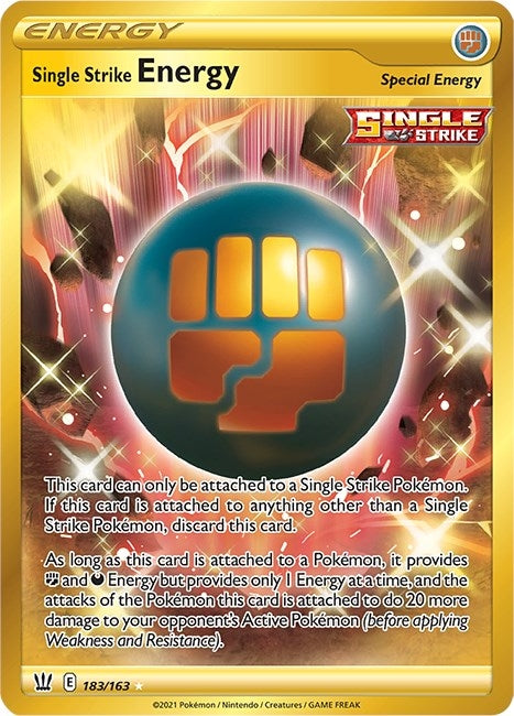 Image for Single Strike Energy (Secret) - Pokemon