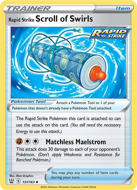 Image for Rapid Strike Scroll of Swirls - Pokemon