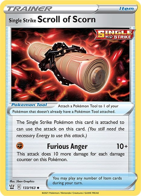 Image for Single Strike Scroll of Scorn - Pokemon