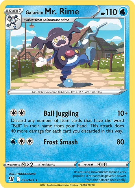 Image for Galarian Mr. Rime - Pokemon