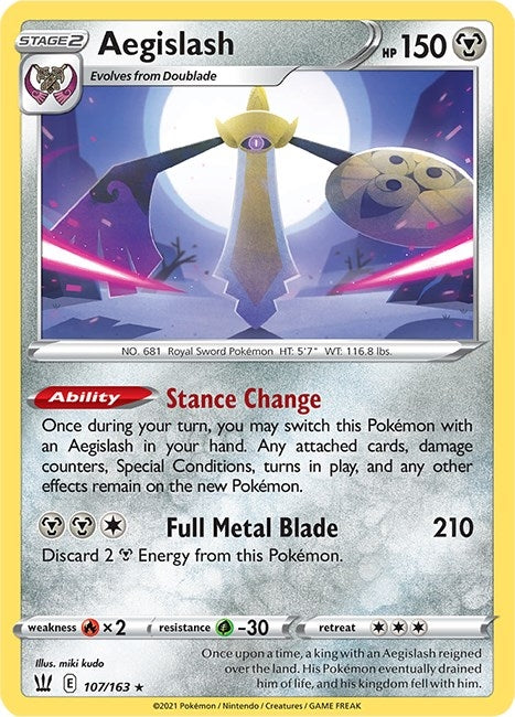 Image for Aegislash (107) - Pokemon