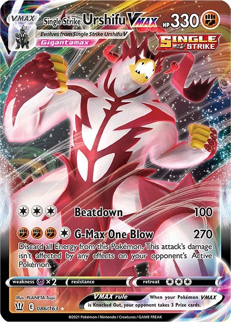 Image for Single Strike Urshifu VMAX - Pokemon
