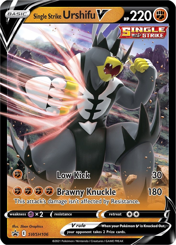 Image for Single Strike Urshifu V - SWSH106 - Pokemon