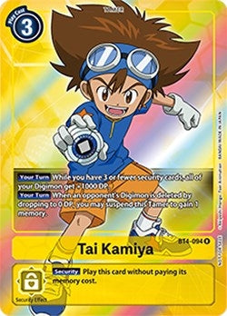 Image for Tai Kamiya (Box Topper) - Digimon Card Game