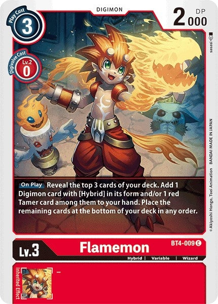Image for Flamemon - Digimon Card Game