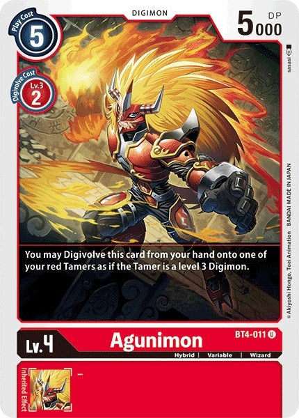Image for Agunimon - Digimon Card Game