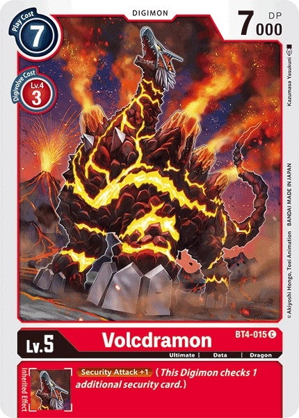 Image for Volcdramon - Digimon Card Game
