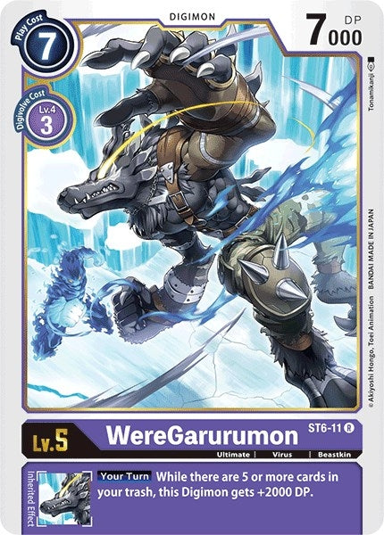 Image for WereGarurumon - Digimon Card Game
