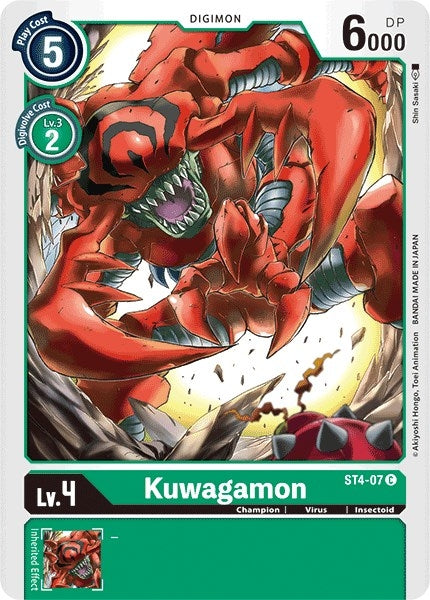 Image for Kuwagamon - Digimon Card Game