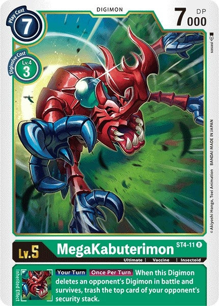 Image for MegaKabuterimon - Digimon Card Game