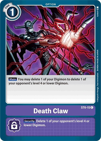 Image for Death Claw - Digimon Card Game