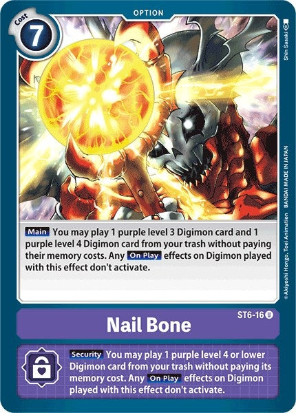 Image for Nail Bone - Digimon Card Game