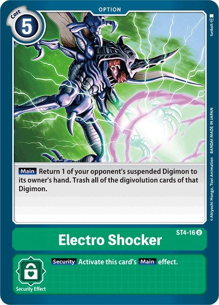 Image for Electro Shocker - Digimon Card Game